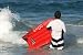 Surfster Red Wavestar Inflatable Bodyboard / Boogie Board
