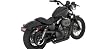 Vance & Hines Black Shortshots Staggered Exhaust System for 2004-2012 Harley Sportster Models