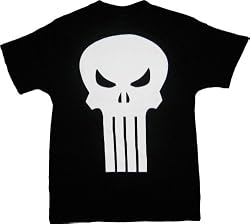 The Punisher Movie Skull Logo Black T-Shirt Tee