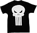 Search : The Punisher Movie Skull Logo Black T-Shirt Tee