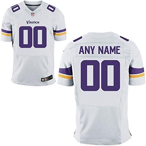 Men's Minnesota Vikings Custom Elite-White Andrew Sendejo Jerseys Men Size 40