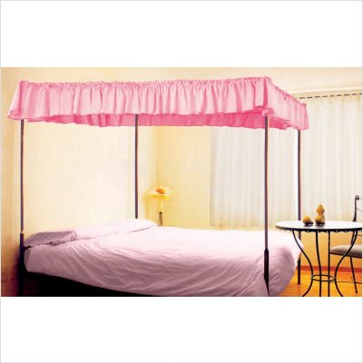 Princess Twin Canopy Cover Color: White