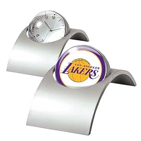 Los Angeles Lakers NBA Spinning Desk Clock by 