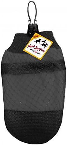 MUTTLUKS HOTT DOGGERS 4 ECONOMICAL DOG BOOTS ★ BLACK ★ LIGHT WEIGHT TRACTION ★ ALL SIZES (XS)