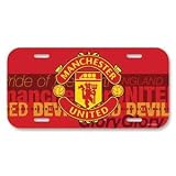 Manchester United 6 x 12 License Plate Frame