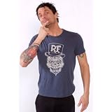 Ed Big Daddy Roth Top Hat Skull Rat Fink Blue Shirt Medium - XXL at Ed Roth