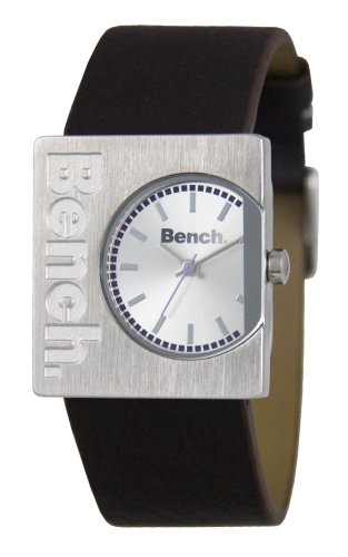 Bench Silver Dial and Brown Strap Ladies Watch - BC0261SLBR