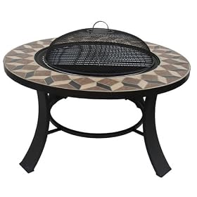 La Hacienda Trieste Mosiac Firepit BBQ