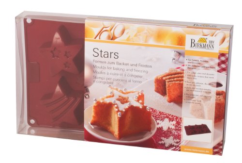 Birkmann 251991 Silikonform Stars, Mittel