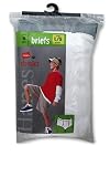 Hanes B776P6 Boys Classics White Brief