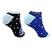 Women's K Bell, Laurel Burch Indigo Cats 2 Pair Socks
