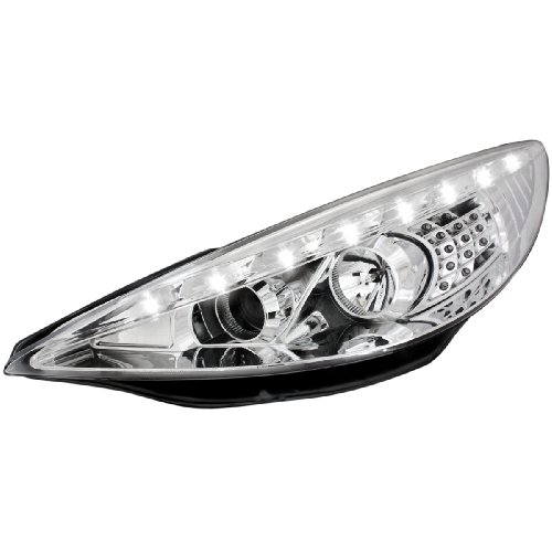 Dectane SWP09GXL DAYLINE Scheinwerfer Peugeot 207 06+ TFL-Optik chrome Preisvergleich