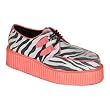 Demonia Men's V-CREEPER-507UV, 2 1/2" Platform UV Cheetah Veggie Creeper Shoes