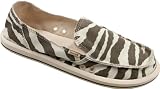 Sanuk Women’s I’m Game Sidewalk Surfer Slip-On,Zebra,7 M US