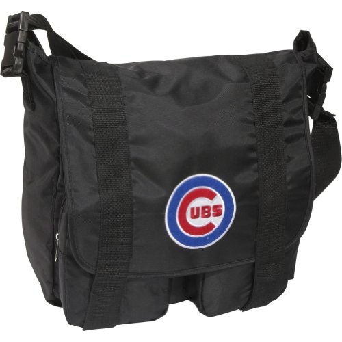 Chicago Cubs Black Sitter Diaper Bag