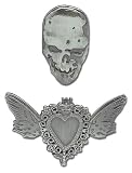 View Details for Death Note Pin Set 3D Heart & Skull #7464