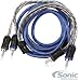 NVX 2 meters 2-Channel V-Series Car Audio RCA Interconnect Cable - 6.56 feet [XIV22]