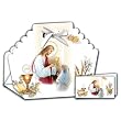 12 First Holy Communion Girl Bombonieras with Thank You Cards in Spanish: Pre-Packaged, 4x4.5", Envelopes Included, Made in Italy!