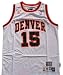 Carmelo Anthony #15 Denver Rockets Hardwood Classics Swingman NBA Jersey White Size XL