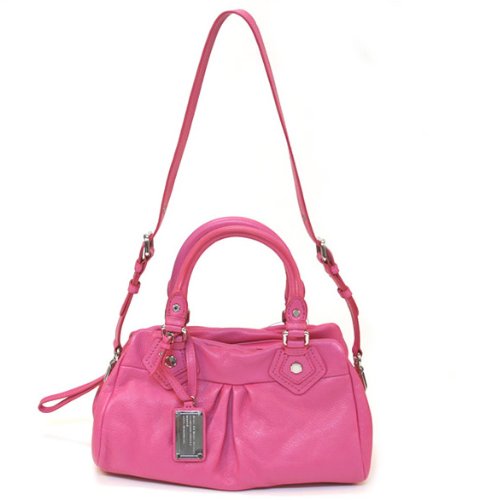 MARC BY MARC JACOBS マークバイマークジェイコブス Classic Q Baby Groovee ショルダーストラップ付 2WAY ミニボストンバッグ ショッキングピンク M3121053 80857 BLOSSOM