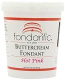 Fondarific Buttercream Hot Pink Fondant, 2-Pounds