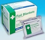 Safety First Aid Pack of Six Foil Blankets