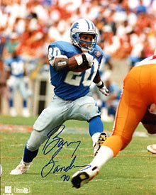 Barry Sanders Autographed / Signed 8x10 Photo
