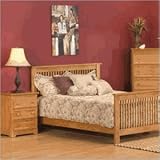 Atlantic Furniture Columbia Full Headboard - Antique Walnut