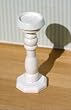 Dollhouse Miniature White Wood Pedestal