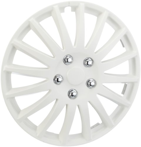 Unitec 75196 Premium- Radzierblenden 4er- Satz Barcelona, weiss 40,6 cm (16 Zoll) Preisvergleich