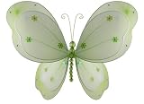 Hanging Nylon Butterfly Decorations nursery bedroom wedding party shower room decor 5 Green chloe Butterfly 41eYKuIe44L. SL160 Hanging Nylon Butterfly Decorations nursery bedroom wedding party shower room decor 5 Green chloe Butterfly