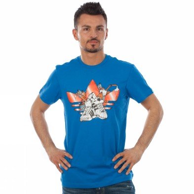 Adidas Trefoil Sneaker Tee Grey Heather