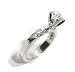 Jewelry : Diamond Engagement Ring with Fine Design and Millgrain Edge, 18k White Gold, Ring Size 6 (T.w 0.30) Center Stone Not Included