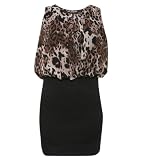 Pilot Sleeveless Animal Mix Dress