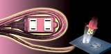 Extension Cords: 20 ft. 3-Outlet Designer Household Extension Cord, PINK