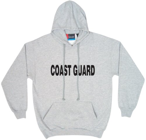 COAST GUARD - Heather Grey Hoodie Pullover Sweatshirt