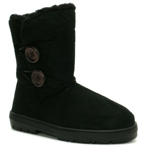 Spy Love Buy New Womens Suede Fur Sheepskin Style Flat Ankle Boots Valeria
