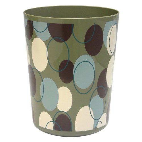 Modern Geo Plastic Wastebasket