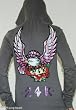 24 K Grey Crystalled Track Suit
