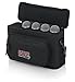 Gator Cases Padded Microphone Carry Bag; Holds up to (4) Wired Microphones (GM-4)