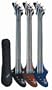 Fender Black Ashbory Fretless Electric Bass Guitar With Gig Bag - New!