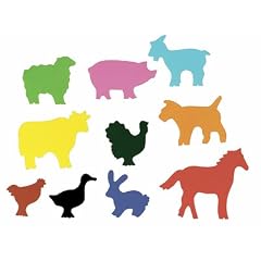 150 gommettes autocollantes : Les animaux de la ferme (avec support)