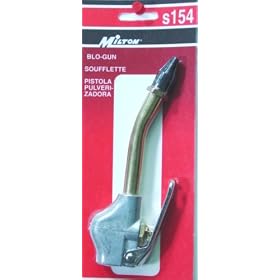 Lever Rubber Tip Blow Gun with Bent Tip by Milton Industries