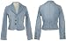 YMI Stretch Denim Cropped Blazer