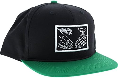 Doom Sayers Snake Shake Skate HAT - Adjustable Black/White/Green