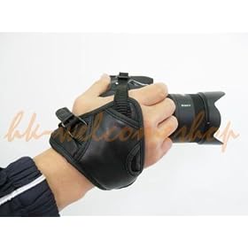 Leather Hand Grip Strap FOR Canon Rebel T3i/ EOS 600D