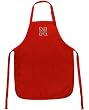 University of Nebraska Apron College Logo Red Cornhuskers TOP RATED for Grilling, Barbecue, Kitchen and Cooking Best Unique Gifts for a Man, Men, HIM HER Women, Ladies. GIFT IDEA!