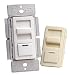 Leviton R10-IPI06-1LM Decora Illumatech Slide Dimmer with Preset LED 600Watt White and Almond