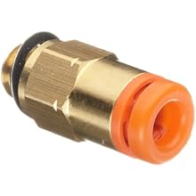 SMC KQ2H PBT One-Touch Tube Fitting, Adapter, Tube OD x UNF Male with Brass Threads