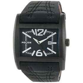 Police - P12170JSB-02A - Montre Homme - Quartz Analogique - Bracelet Cuir Noir